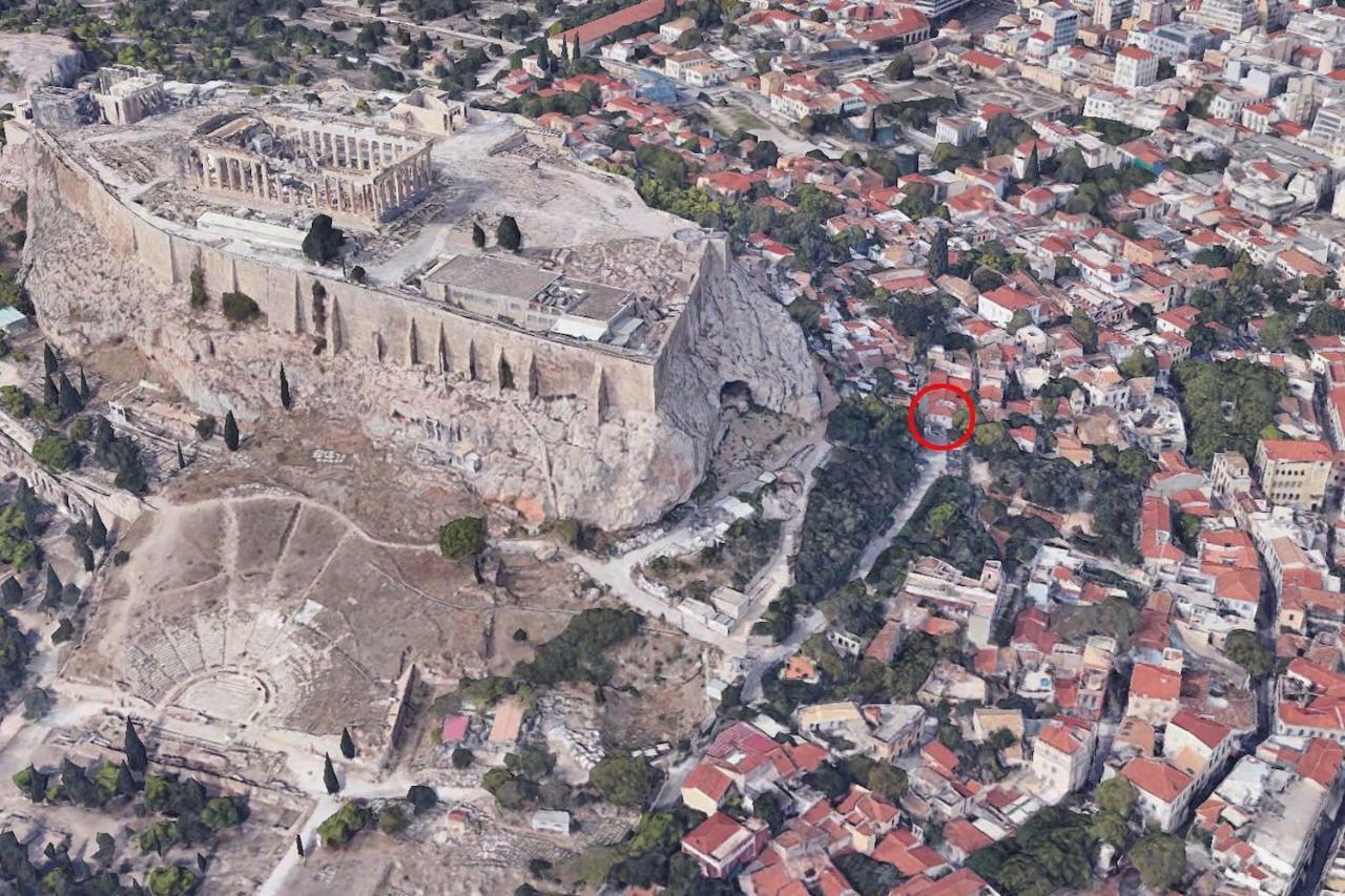Apartmán In The Shadow Of Acropolis Atény Exteriér fotografie
